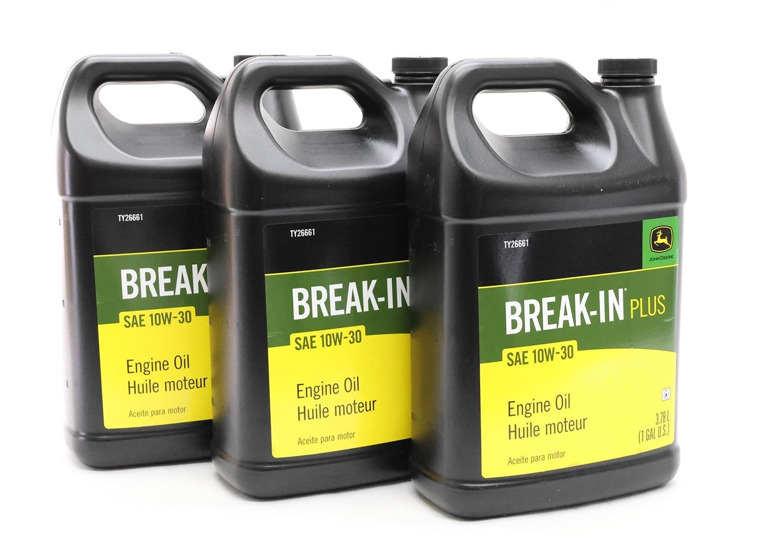 John Deere Original Equipment (3 Gallons) Break-In Plus Engine Oil – TY26661-3g