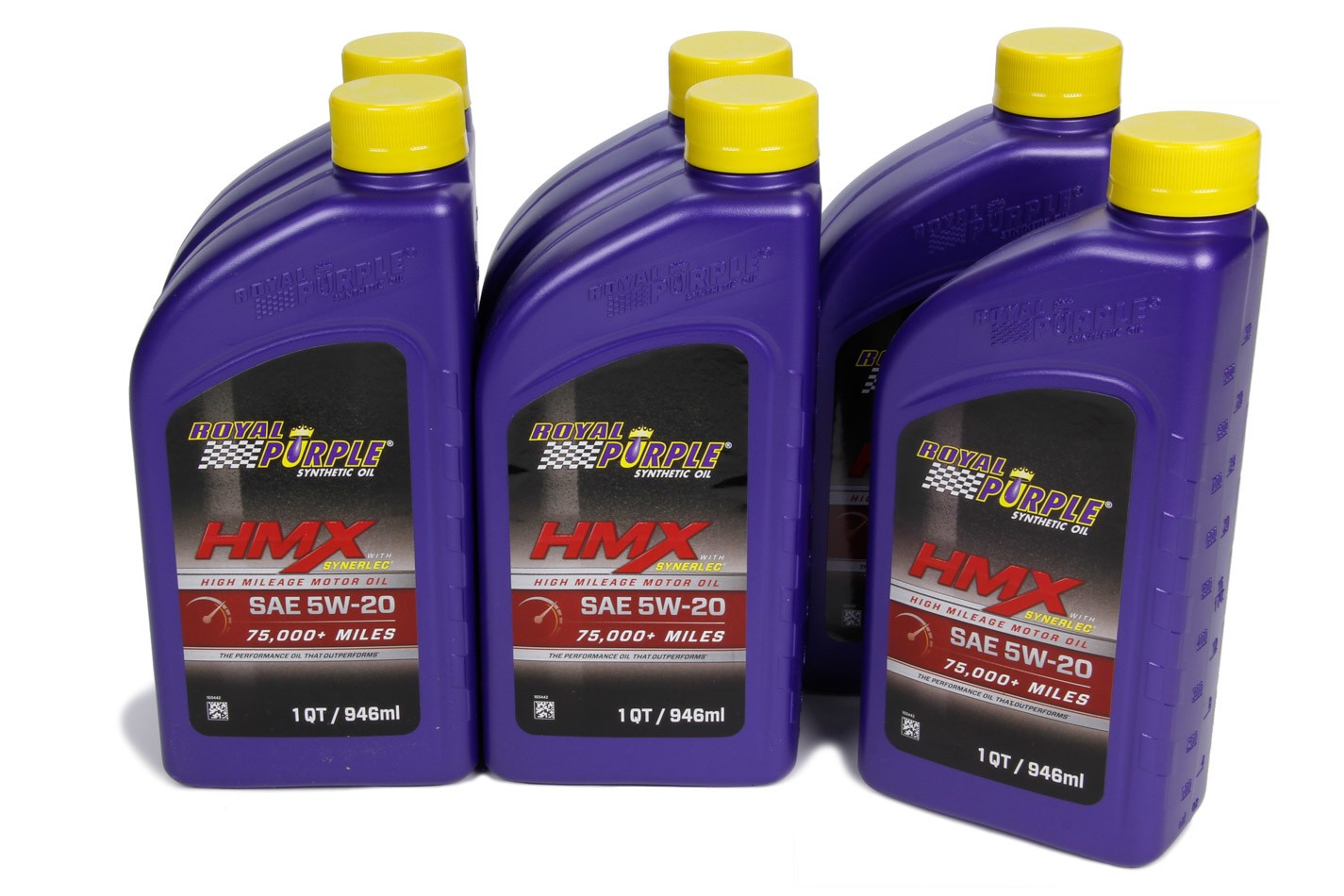 Royal Purple 67511, Set of 6 Hmx Sae Oil 5W20 Case 6 X 1 Quart Bottles Performan
