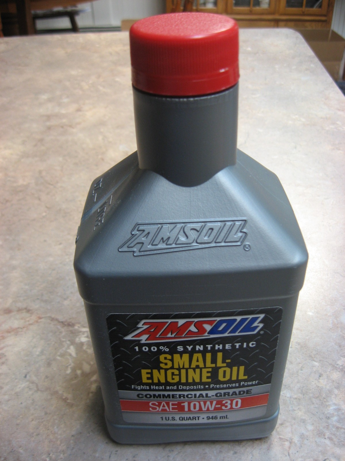 Amsoil Synthetic Small Engine Oil 10W-30 SAE Commercial-Grade 1 Quart ASEQT New