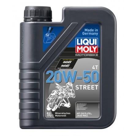 Liqui Moly 4T Mineral Street Motor Oil – 20W-50 – 1L Motorcycle ATV/UTV PWC 1 L.