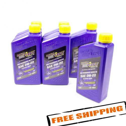 Royal Purple 06020 API-Licensed Multi-Grade SAE 0W-20 Synthetic Motor Oil