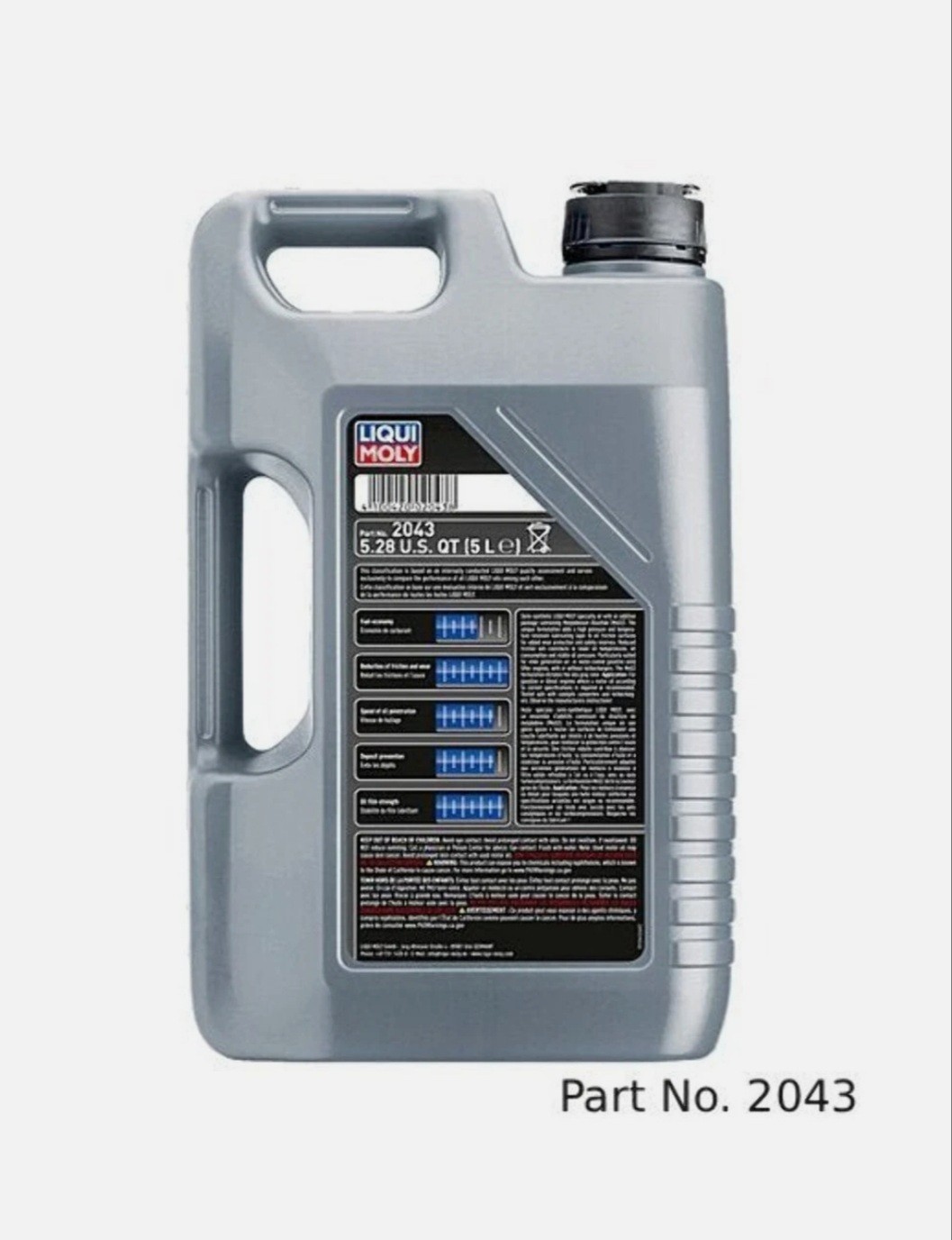 Liqui Moly LM2043 10w40 MOS2 semi synthetic 5Liters