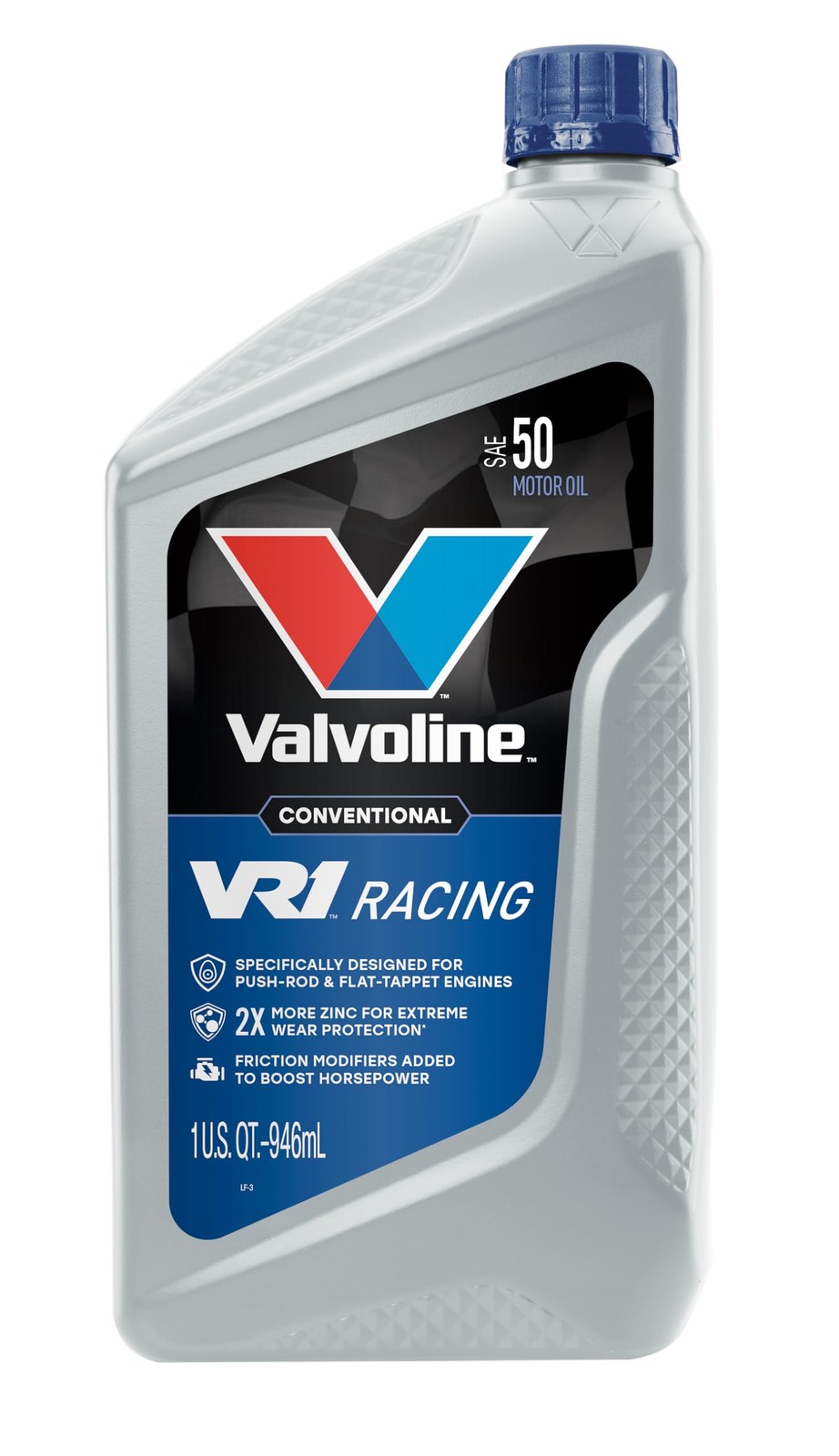 Valvoline VR1 Racing SAE 50 Motor Oil 1 QT 1 QT, Gold