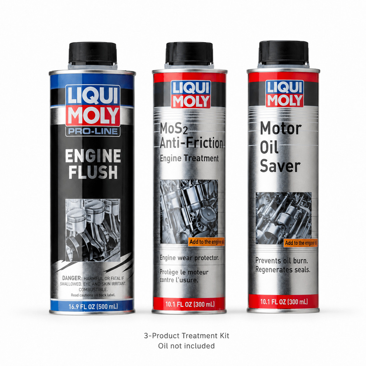 Additive – Kit for Gasoline and Diesel Engine: High Mileage / Existing Wear