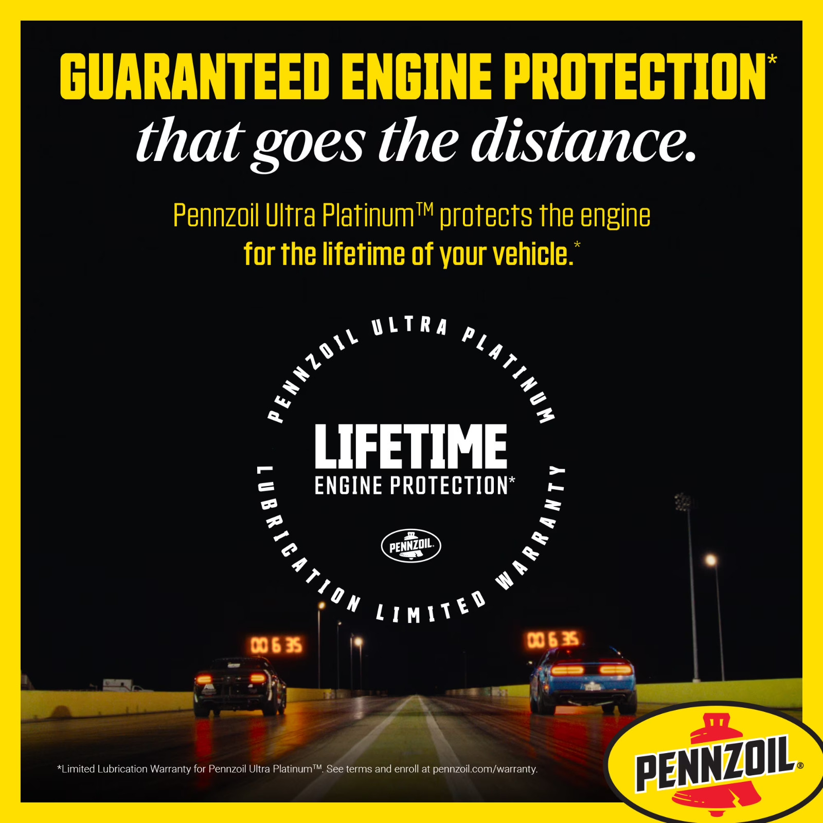 (4 pack) Pennzoil Ultra Platinum Full Synthetic 0W-20 Motor Oil, 1 Quart