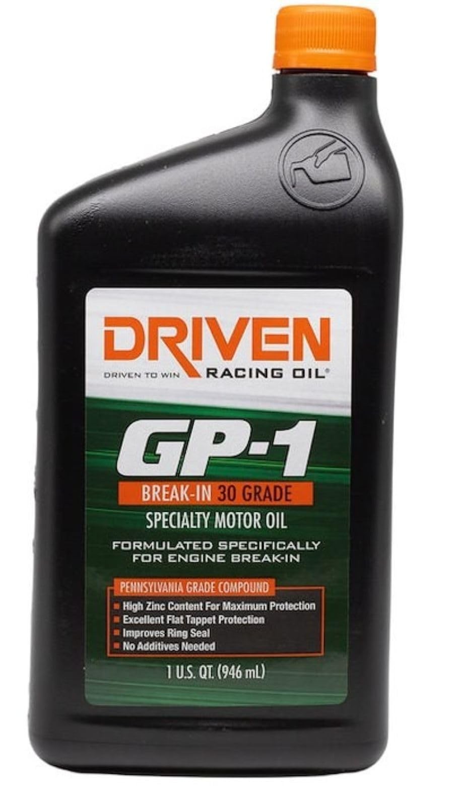 Synthetic Blend Break-In Engine Oil with Zinc & Low Detergent by Driven Racing O