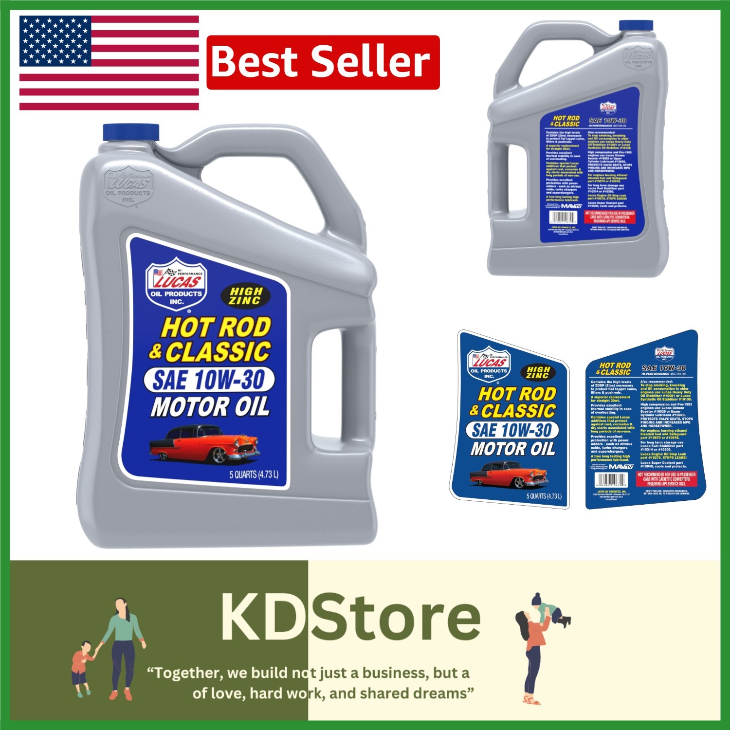 Hot Rod & Classic Car 10W-30 Motor Oil – Unparalleled Engine Protection