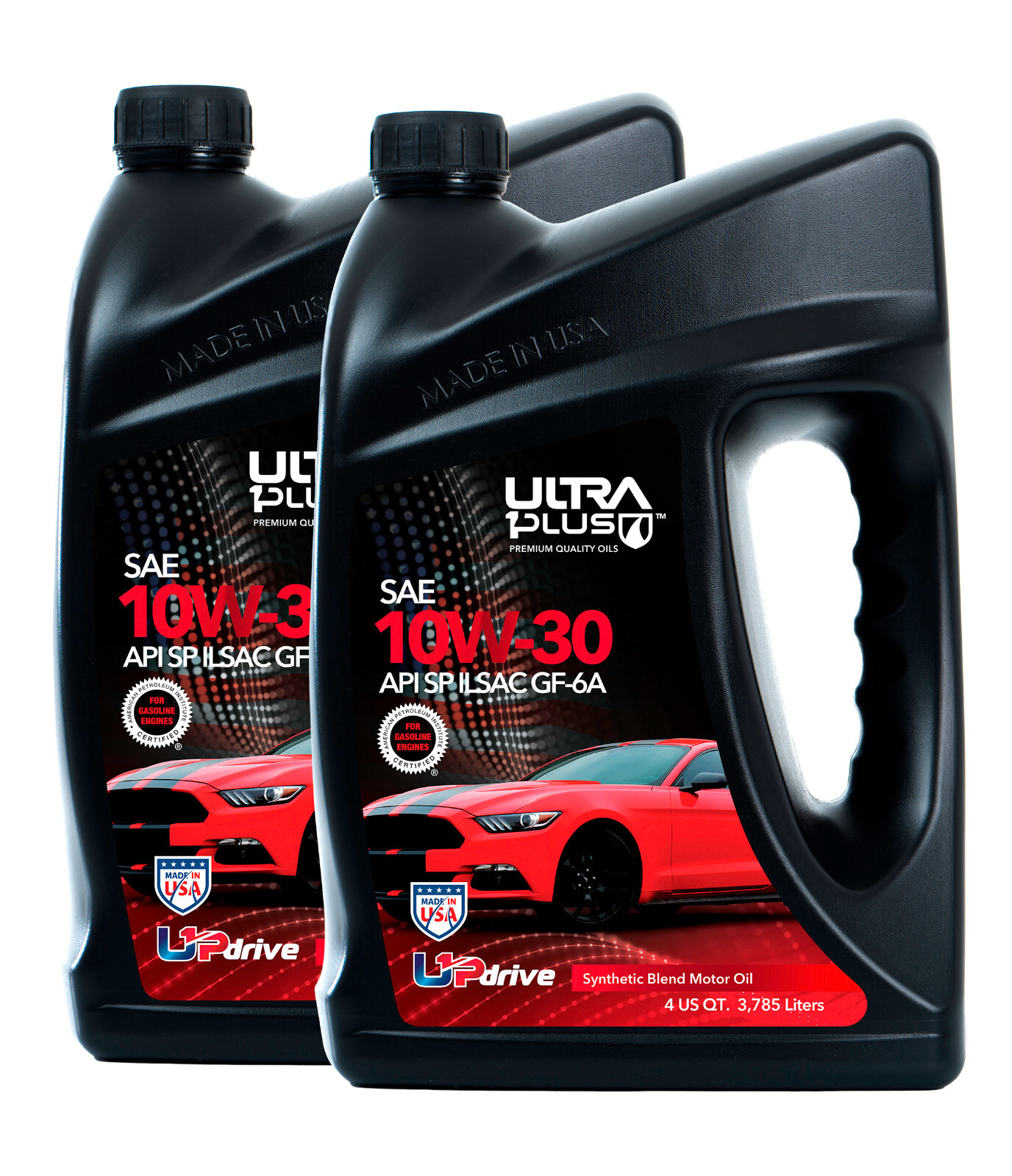 Ultra1Plus 10W-30 Synthetic Blend Motor Oil API SP ILSAC GF-6A (2 Gal – 8 QTS)