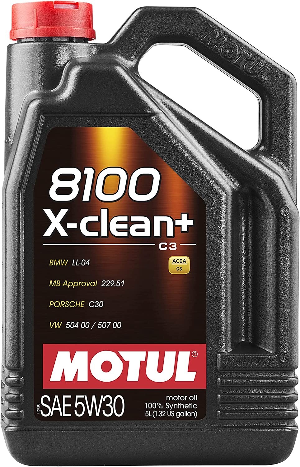 Motul 8100 X-Clean+ 5W30 Synthetic Engine Oil 5 Liter 106377