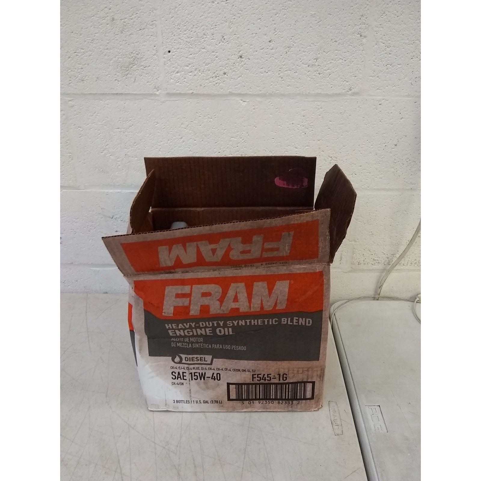 3-Pack FRAM Conventional 15W-40 Diesel Engine Oil, High Soot, 1 Gallon Each