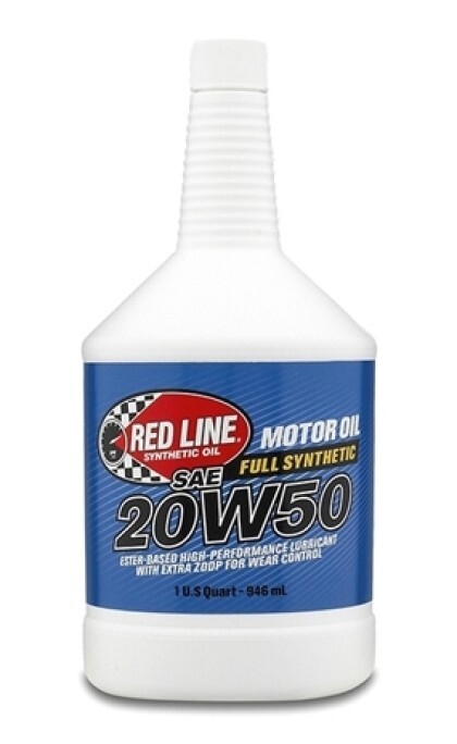 Red Line (Redline) Synthetic Engine Oil (20W50, 1 Quart) 12504