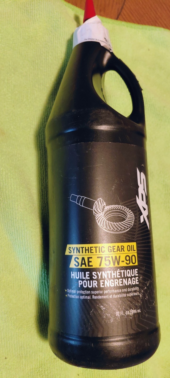 2 Qt Can-Am XPS Synthetic Gear Oil 75w-90 Free Ship