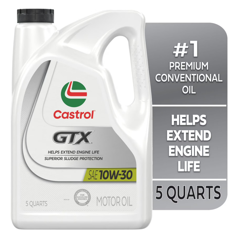 (2 pack) Castrol GTX 10W-30 Conventional Motor Oil, 5 Quarts