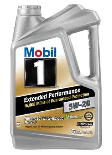 Mobil 1 120765-1 Extended Performance Engine Oil 5W20 5 Quart Jug Sold Individua