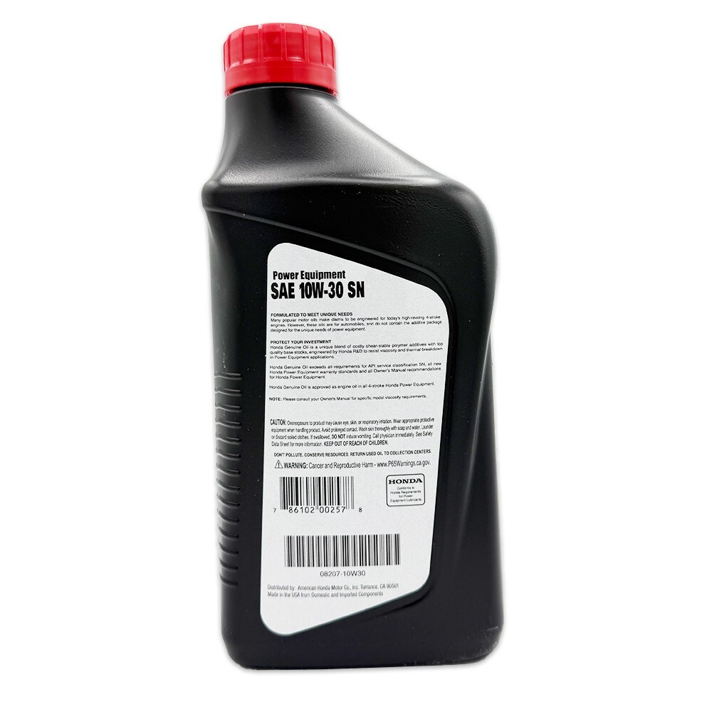 Genuine OEM Honda 08232-H99-KEJA1 SAE 10W-30 Motor Oil – 2 PACK