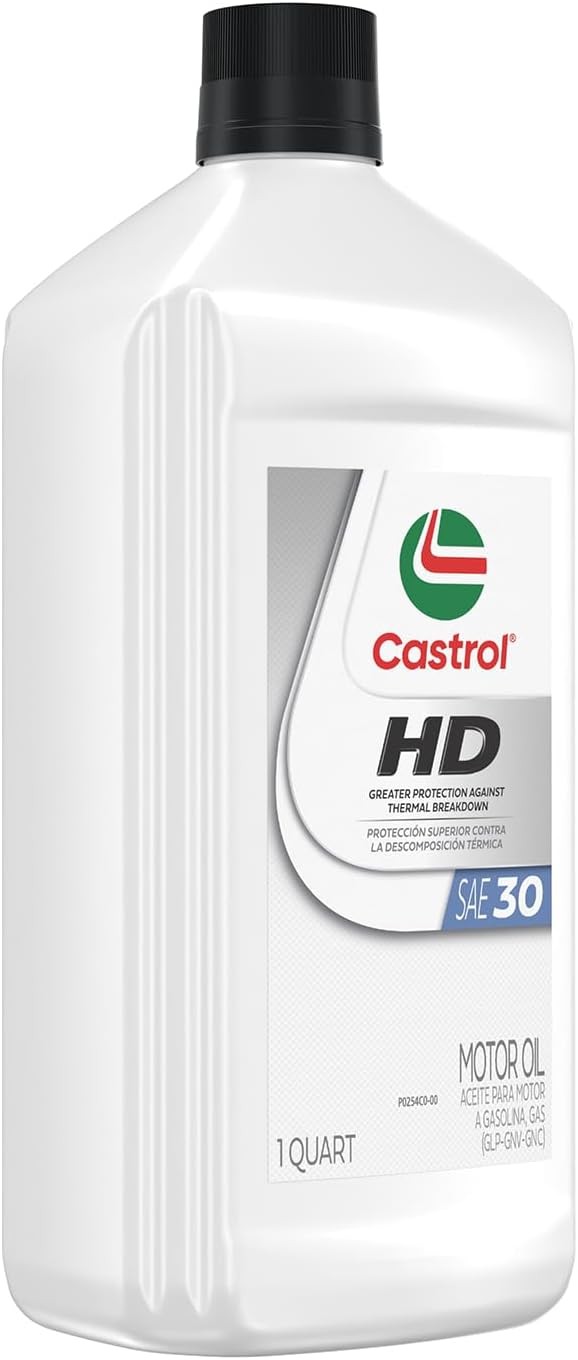 Castrol HD-30 Motor Oil, 1 Quart, Pack of 6