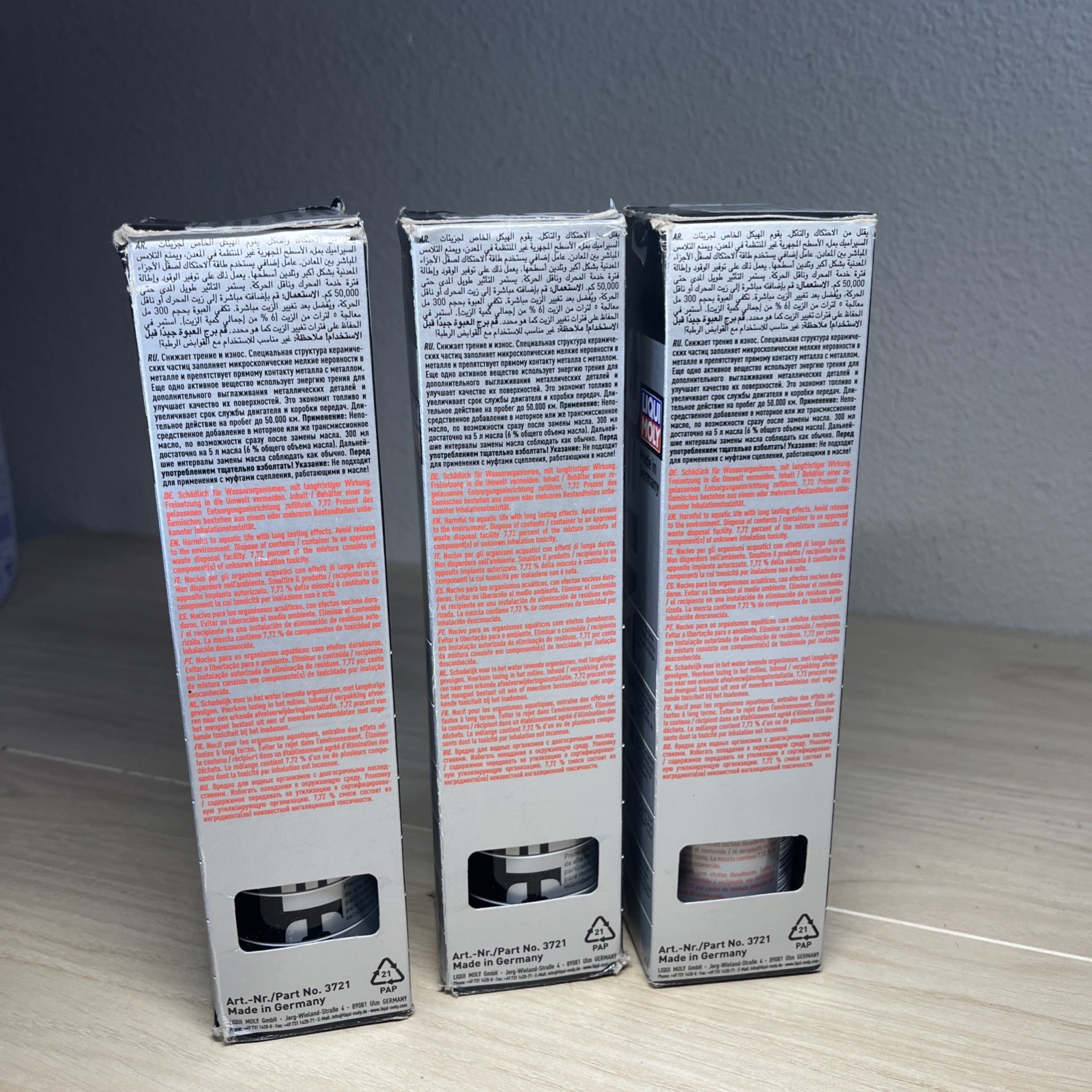 3 Pack Cans Liqui Moly Ceratec CERA TEC Oil Additive 20002 Made in Germany