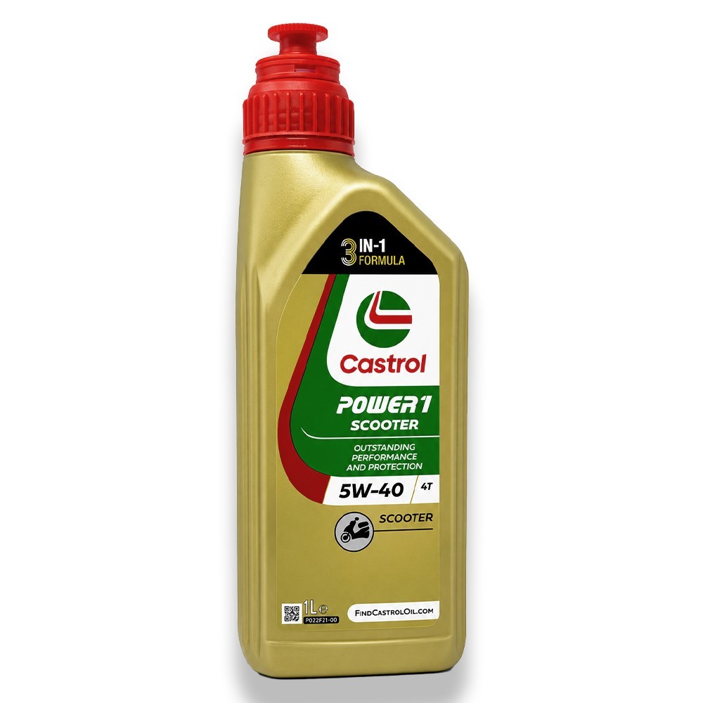 2 LITRES CASTROL OIL 5W 40 POWER 1 ULTIMATE SCOOTER 4 STROKE