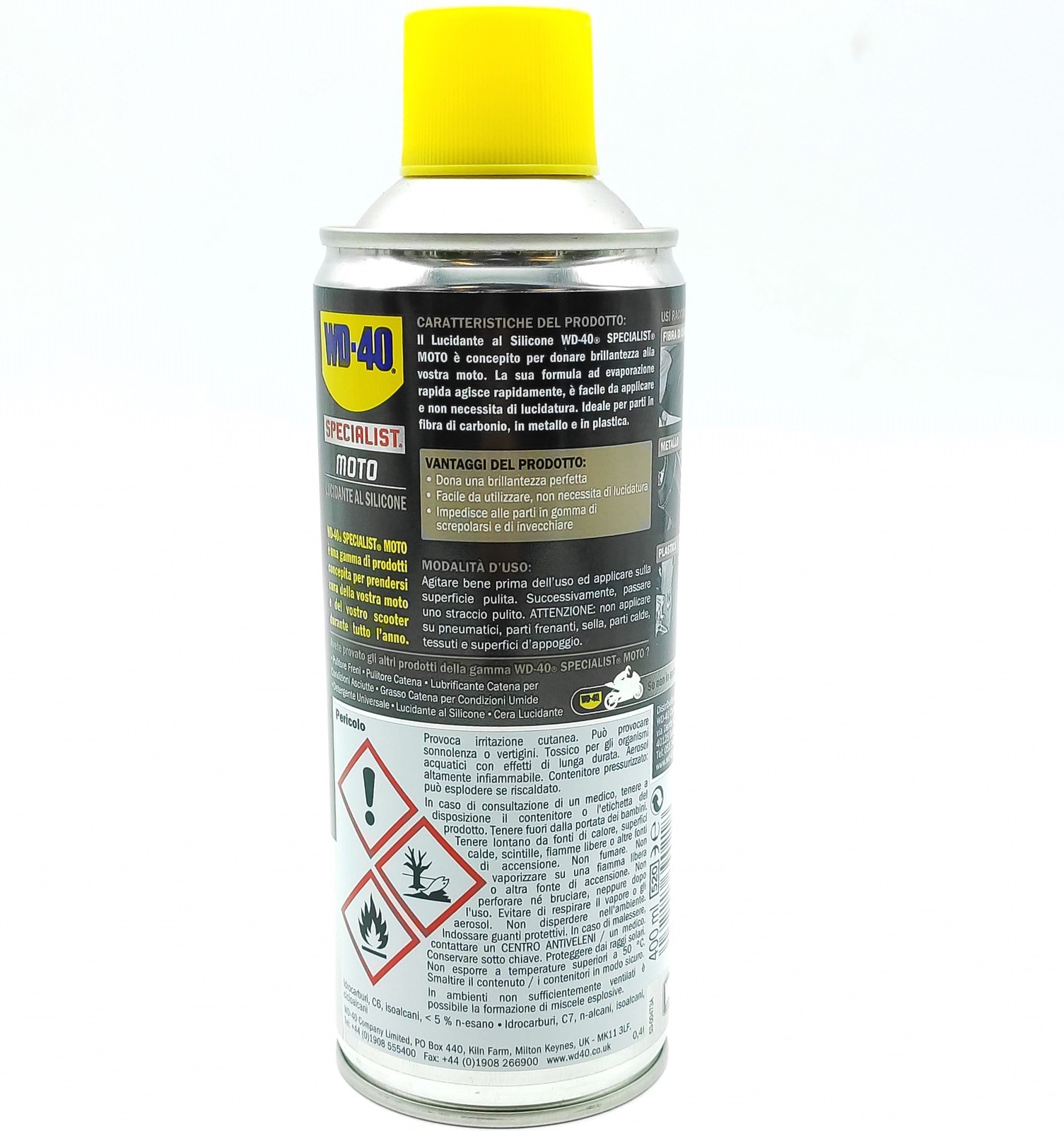 Silicone Polish Motorcycle 400ml WD-40 Polish, Anti Aging