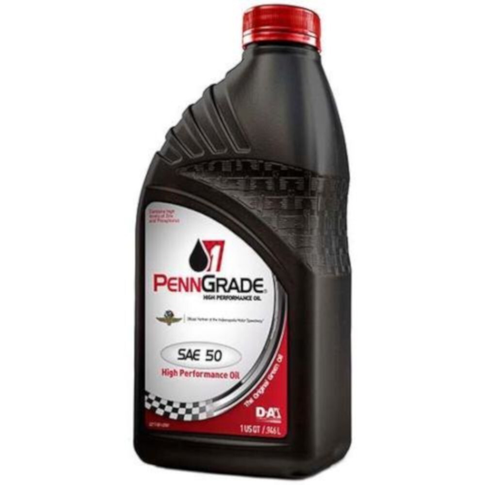 Penn Grade Brad Penn SAE 50 Weight High-Zinc High Performance Motor Oil 12 Quart