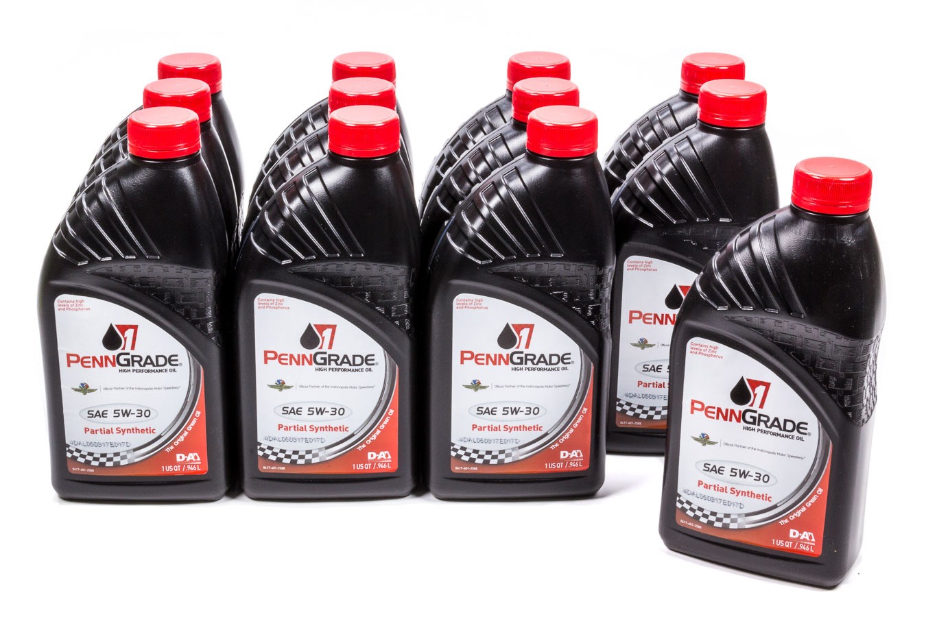1 qt Penngrade Motor Oil BPO71096-12 5W30 Semi-Synthetic Motor Oil Pack of 12