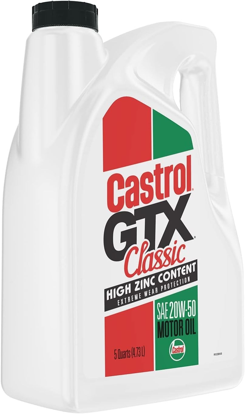 GTX Classic 20W-50 Conventional Motor Oil, 5 Quarts