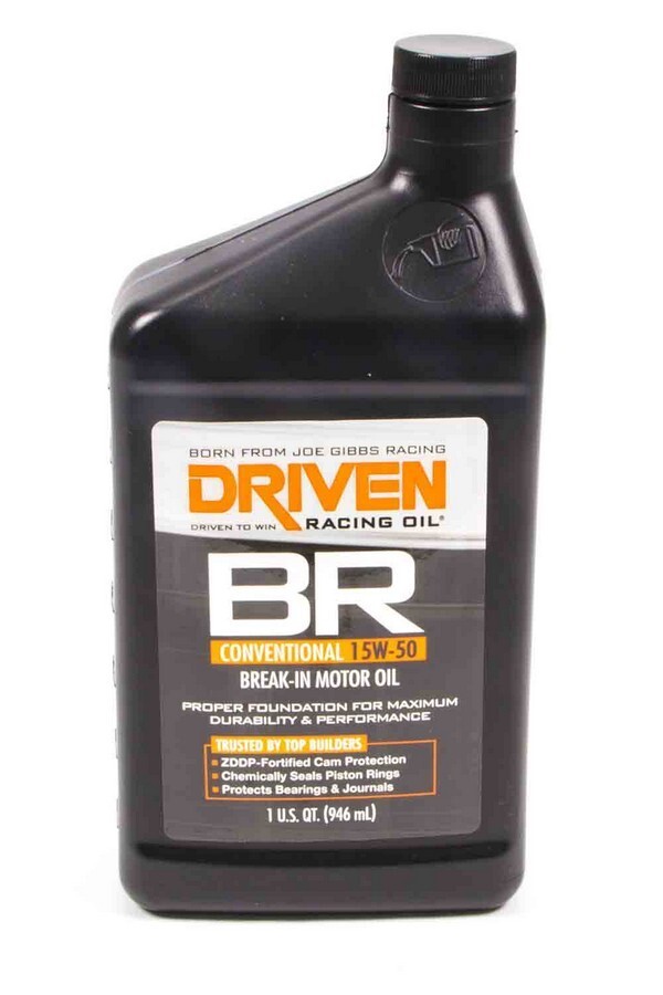Joes Driven Racing Oil 00106 BR Conventional 15W50 Break-In Oil 1 Quart