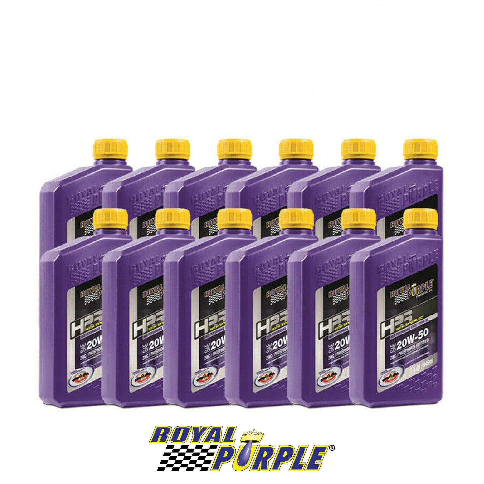 Royal Purple 31250 20W50 HPS High Performance Street Synthetic Motor Oil – 12 Qt