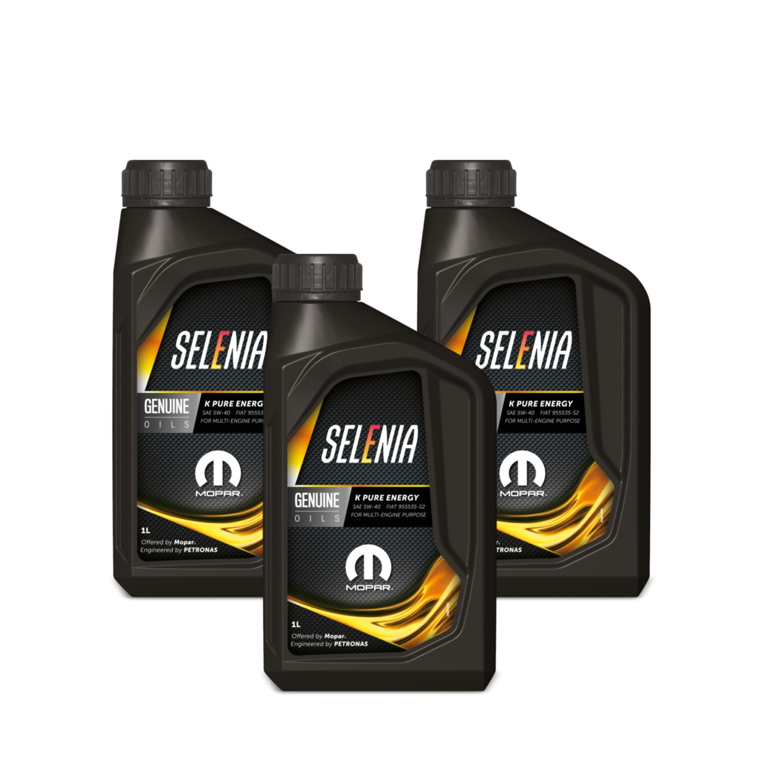 3L Genuine Petronas Selenia K Pure Engery Engine Oil 5W40 SN/CF Fiat 9.55535-S2