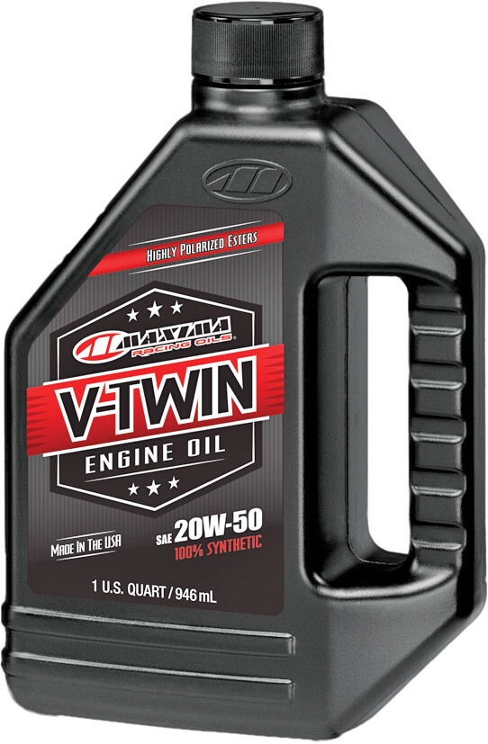 MAXIMA 20W-50 100% Synthetic HARLEY-DAVIDSON American V-Twin 4T Engine Oil 1QT