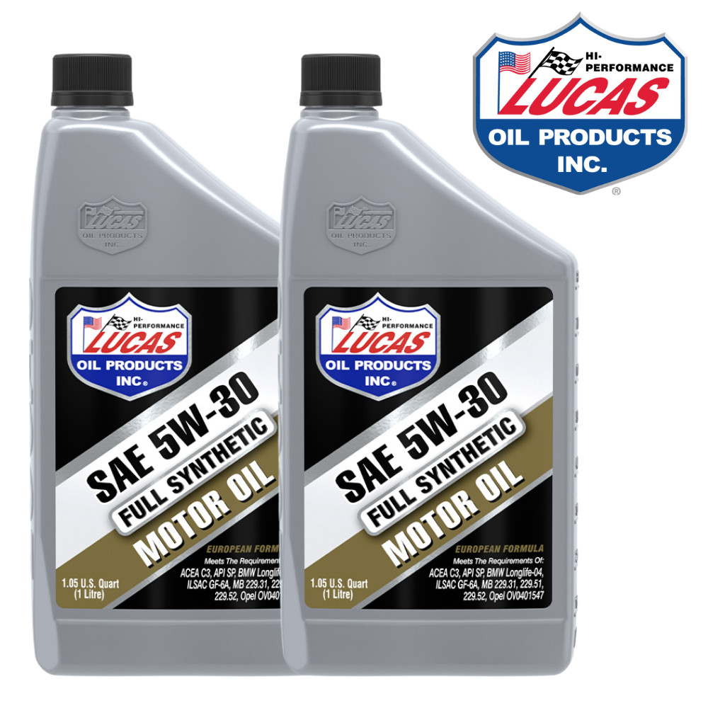 LUCAS 5W30 FULLY SYNTHETIC ENGINE OIL FOR BMW LL-04 DIESEL TDI ACEA C2 C3 2L