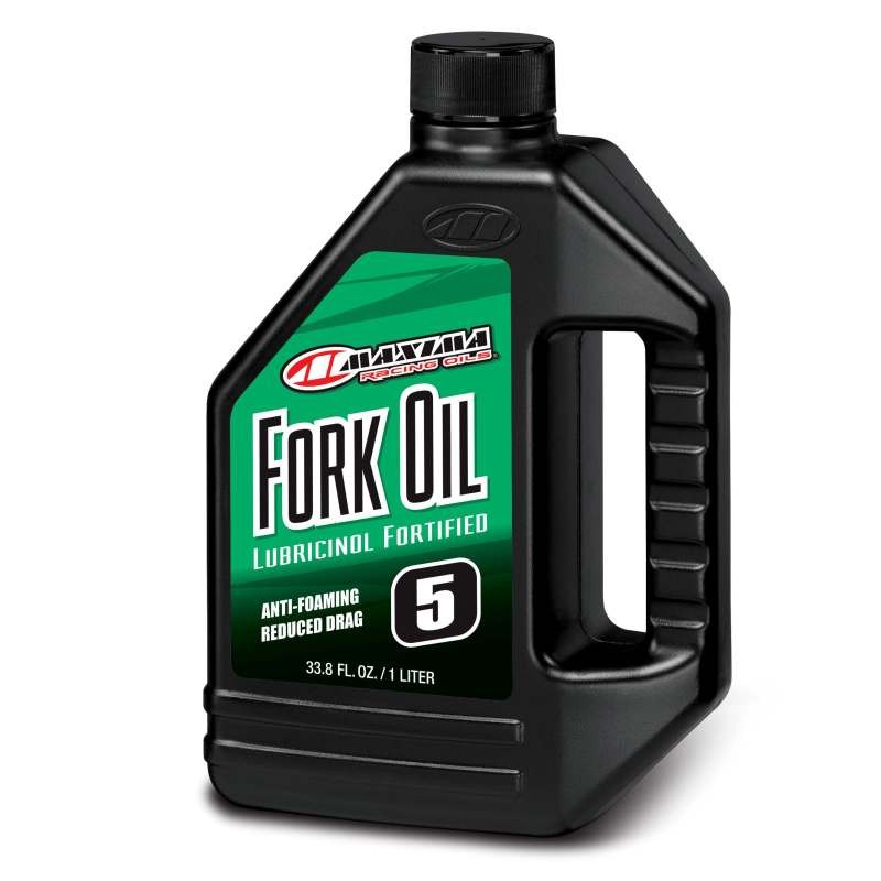 Maxima Fork Oil Standard Hydraulic 5wt – 1 Quart for Powersports