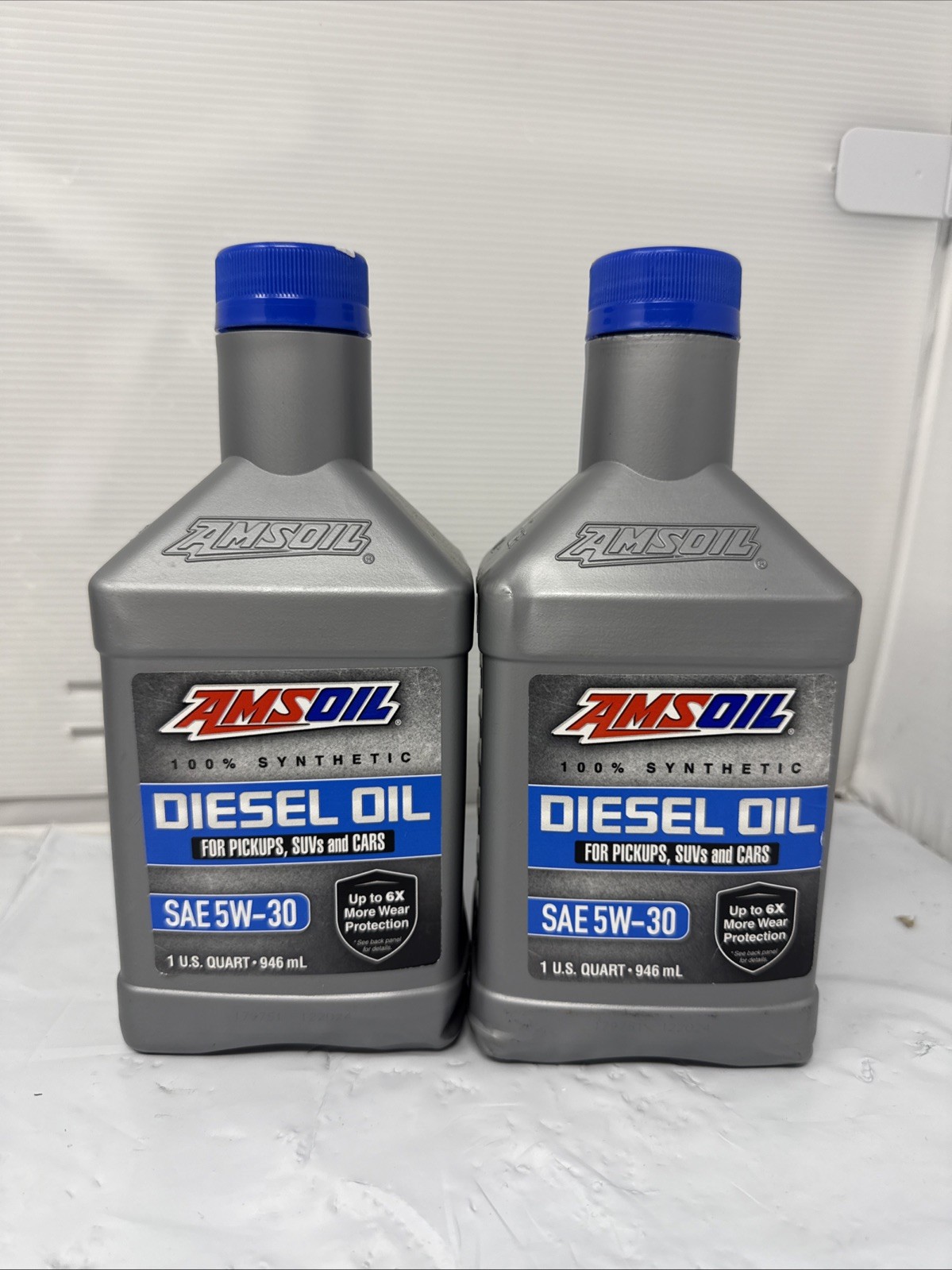 2 PACK – AMSOIL 100% Synthetic Diesel Engine Motor Oil SAE 5W-30 Quart – 946mL