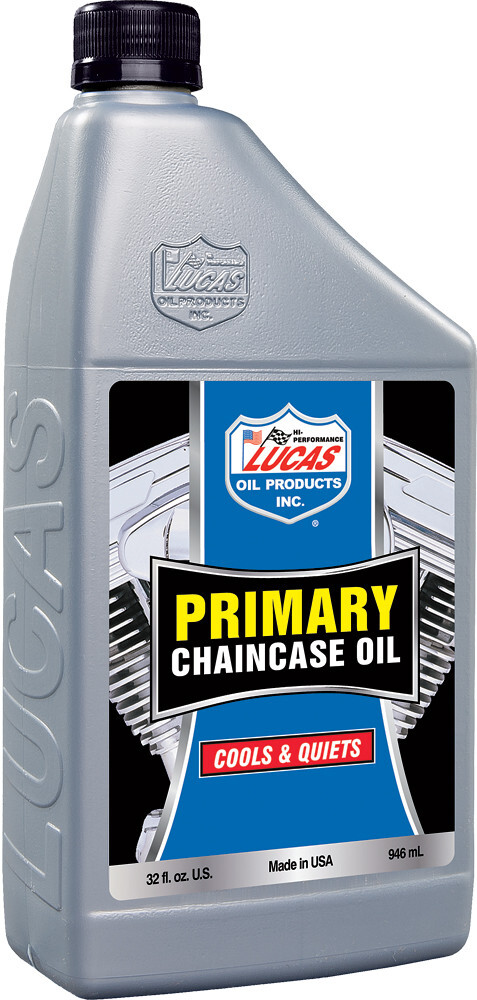 LUCAS Primary Chaincase Chain Case Oil Lubricant For HARLEY-DAVIDSON V-Twin 1Qt