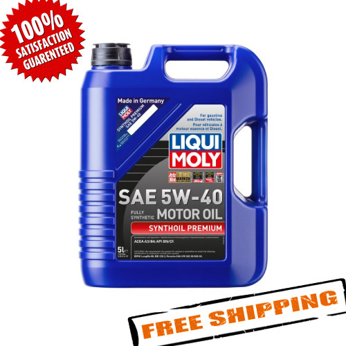 LIQUI MOLY 2041 Synthoil Premium SAE 5W-40 Synthetic Motor Oil