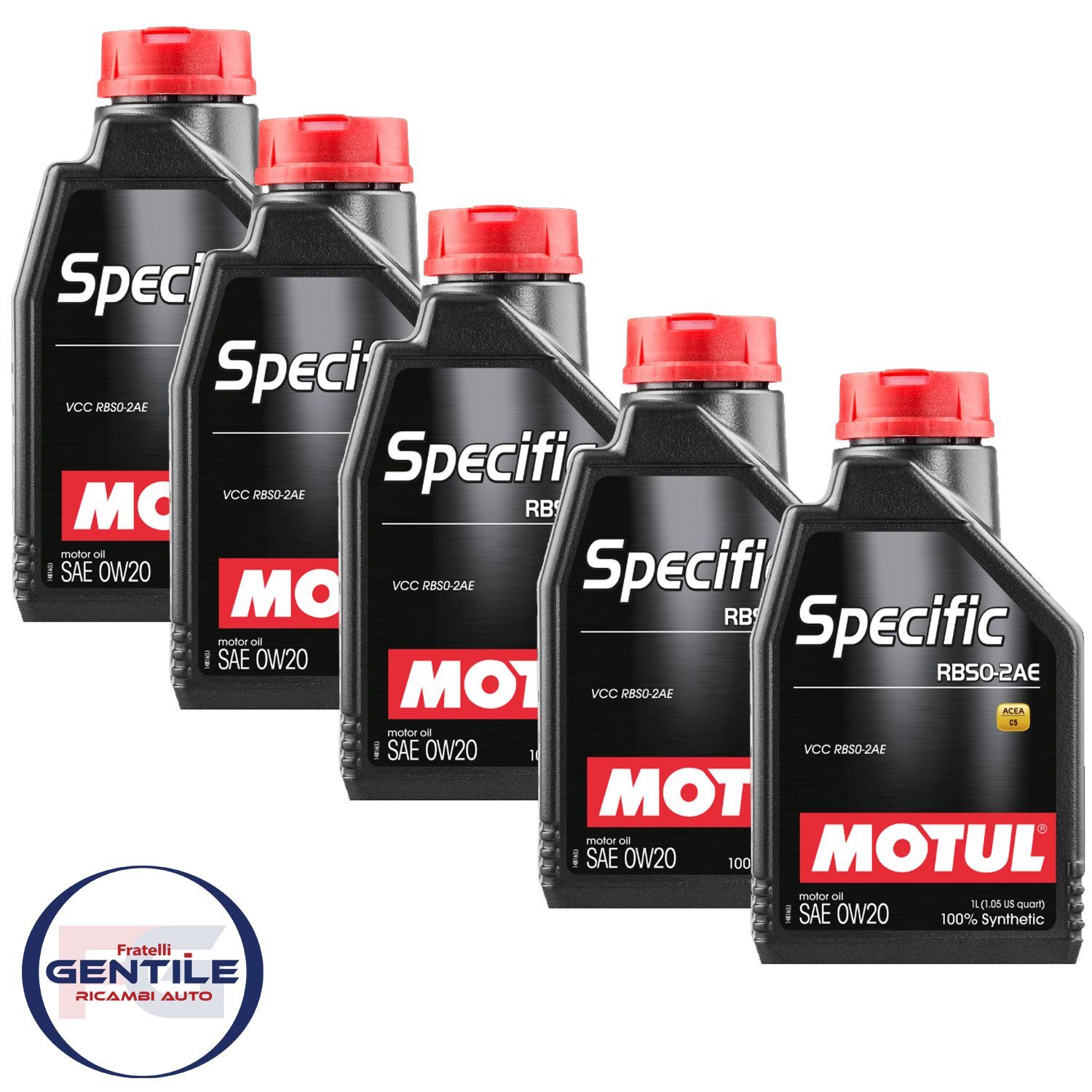 Motul Specific RBS0-2AE 100% Acea C5 A1/B1 E-Drive Engine Oil Volvo VCC 5 Liters