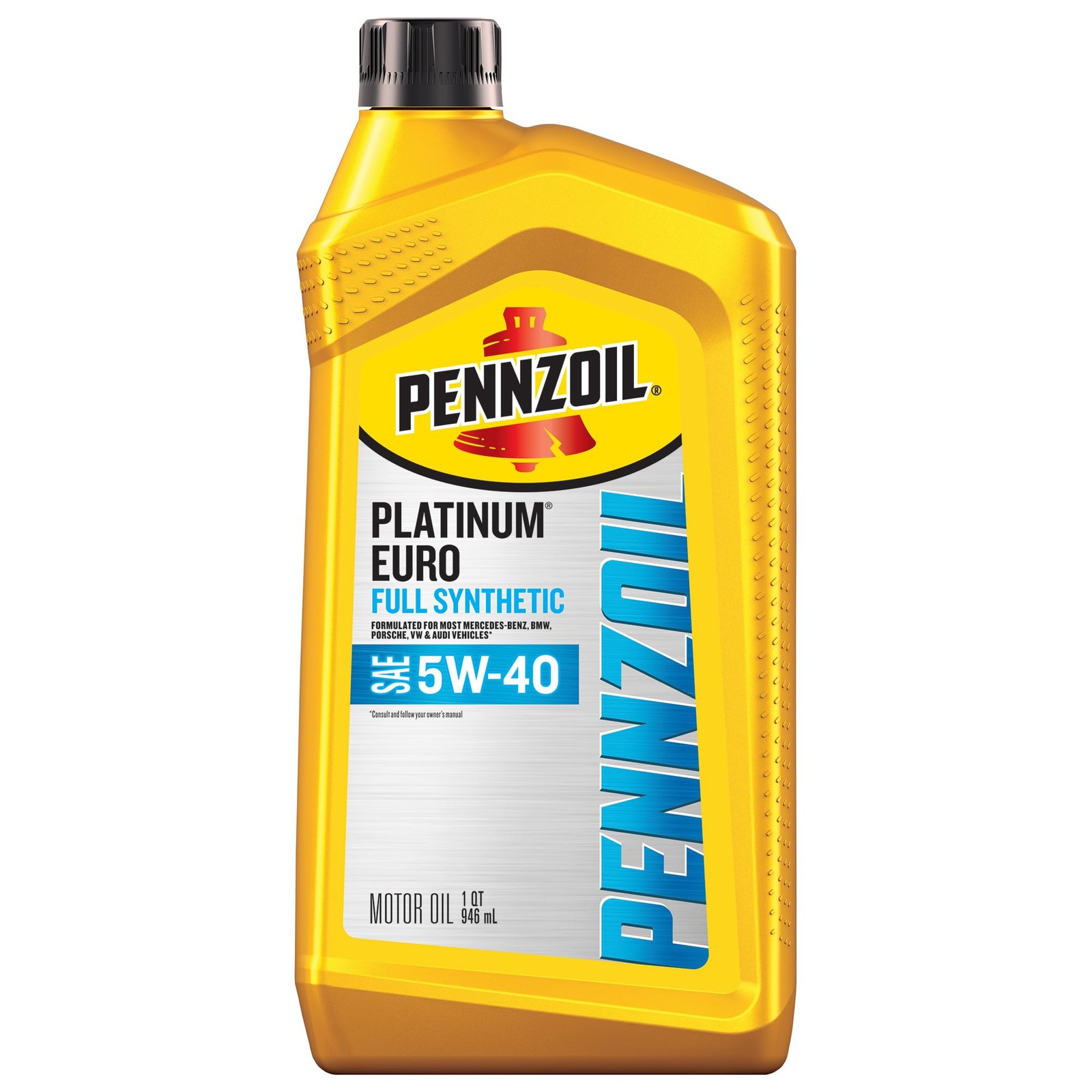 Platinum Euro Full Synthetic 5W40 Motor Oil, 1 Quart