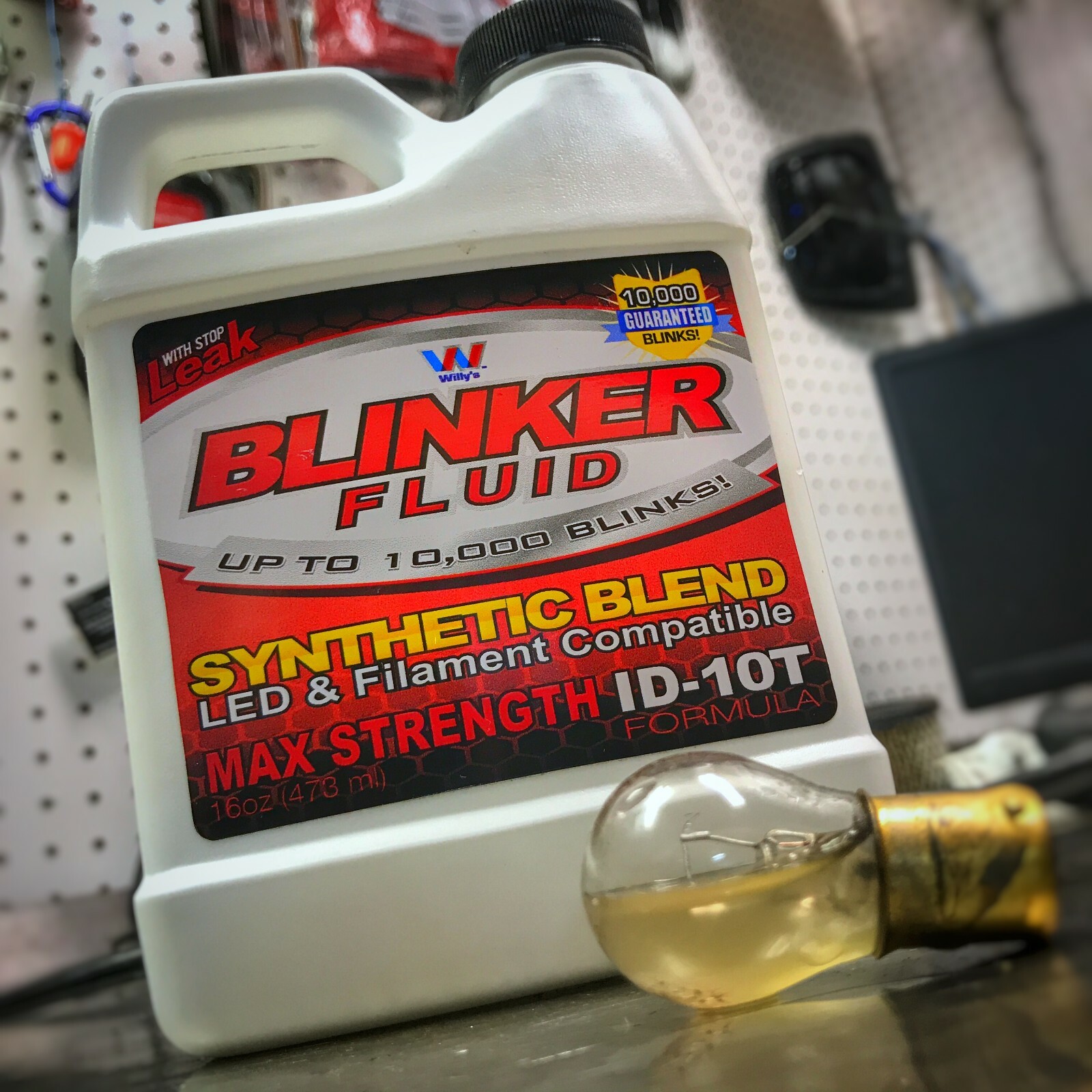 Blinker Fluid – Gag Gift Bottle