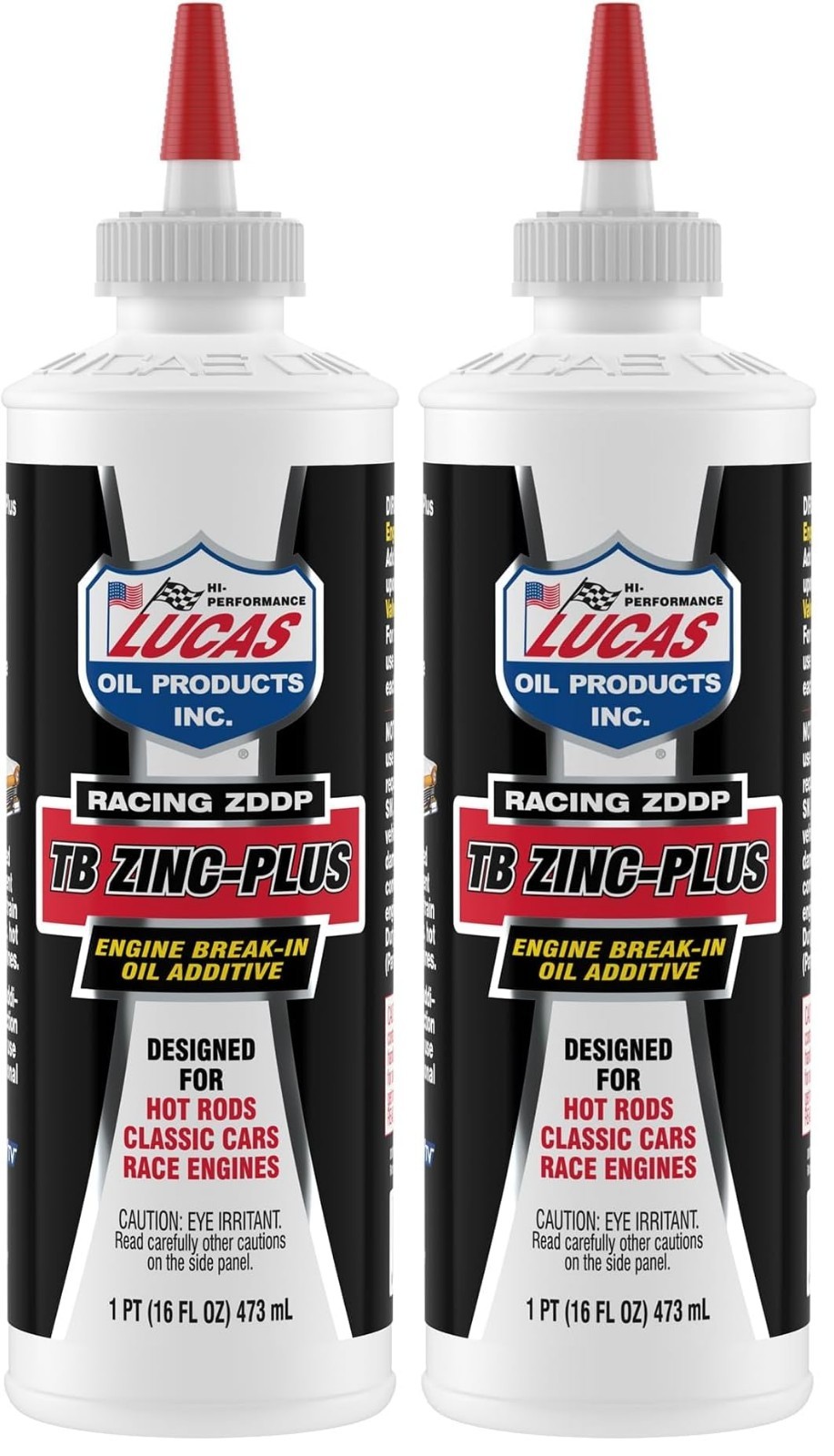Engine Break-In Oil Additive with Zinc Plus – 16oz (Pack of 2) for Enhanced Perf