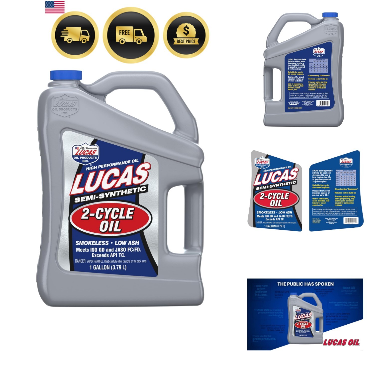 10115 Semi-Synthetic 2-Cycle Motor Oil – 1 Gallon