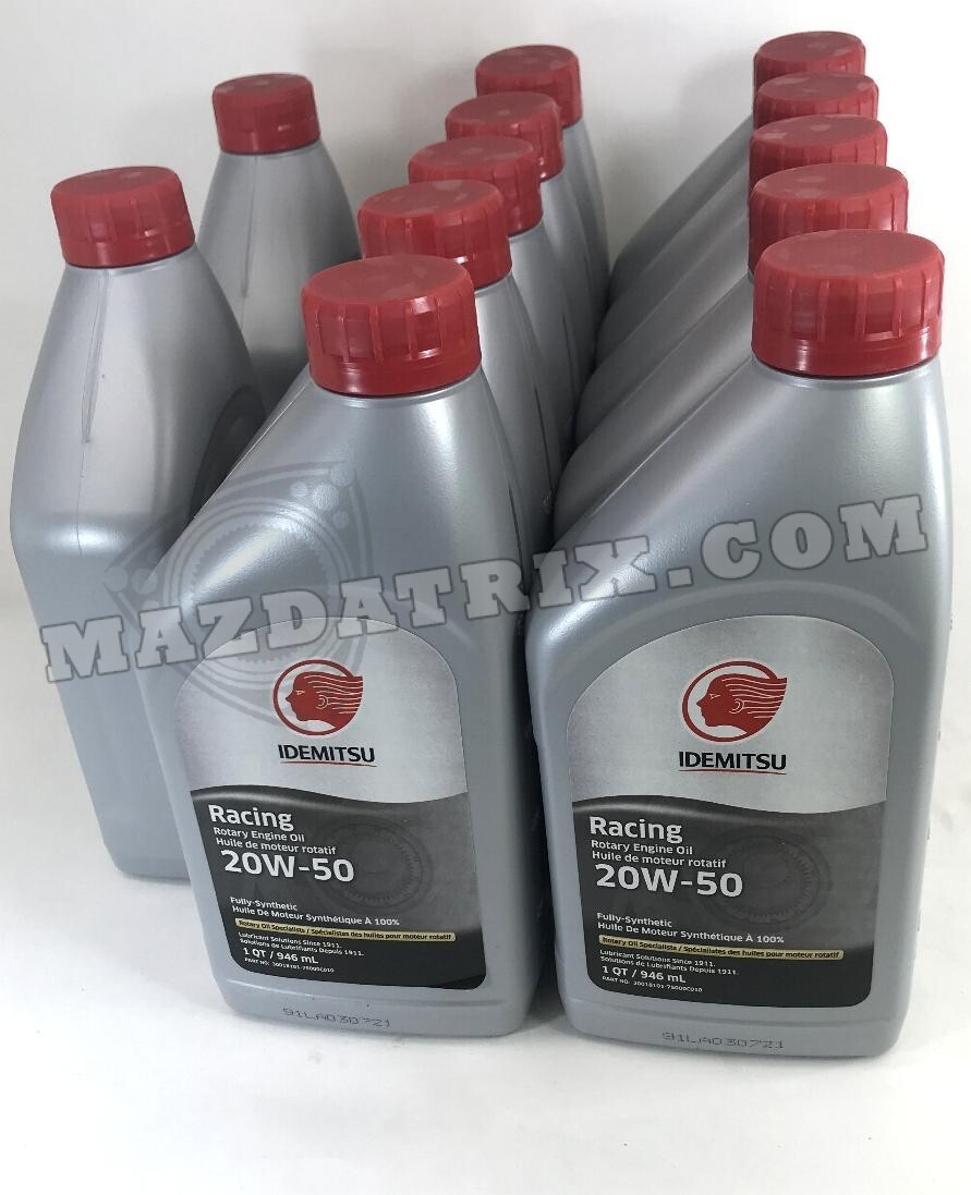 Idemitsu 20W-50 Oil for Rotary Engines – Case of 12 Quarts