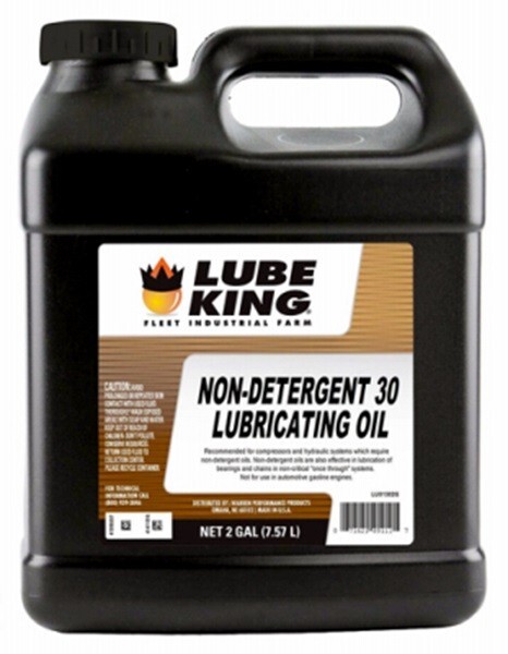 Lube King LU01302G 2 Gallon SAE 30W Non-Detergent Motor Oil – Pack of 1