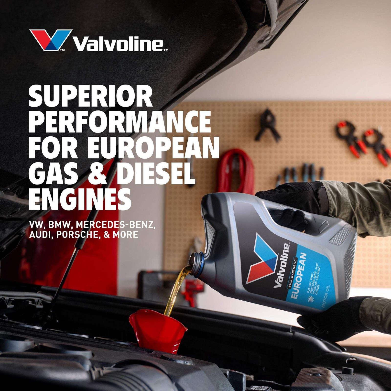 Valvoline European Vehicle Full Synthetic Motor Oil SAE 5W-40
