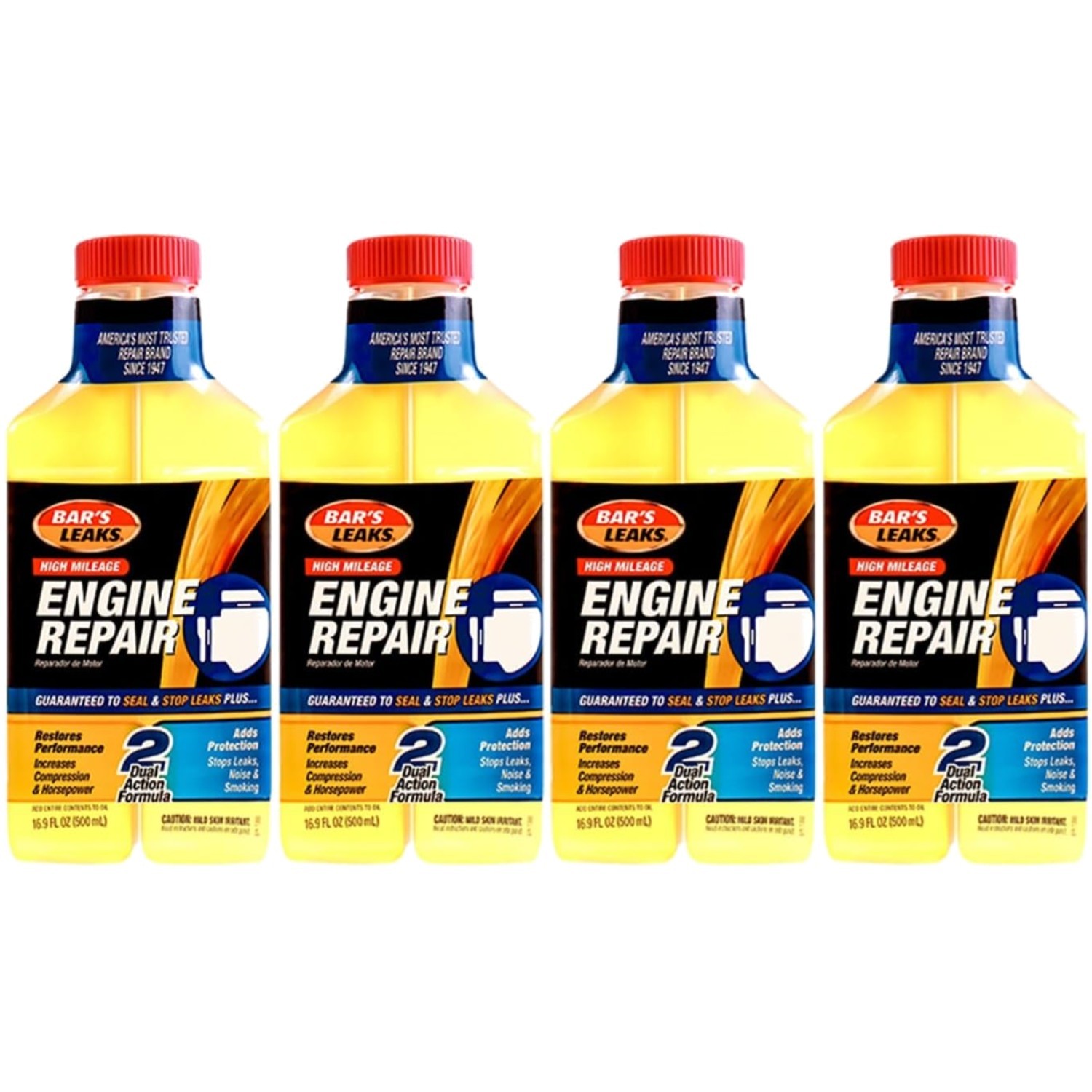 Bar’s Leaks High Mileage Repair – 4 Bottles