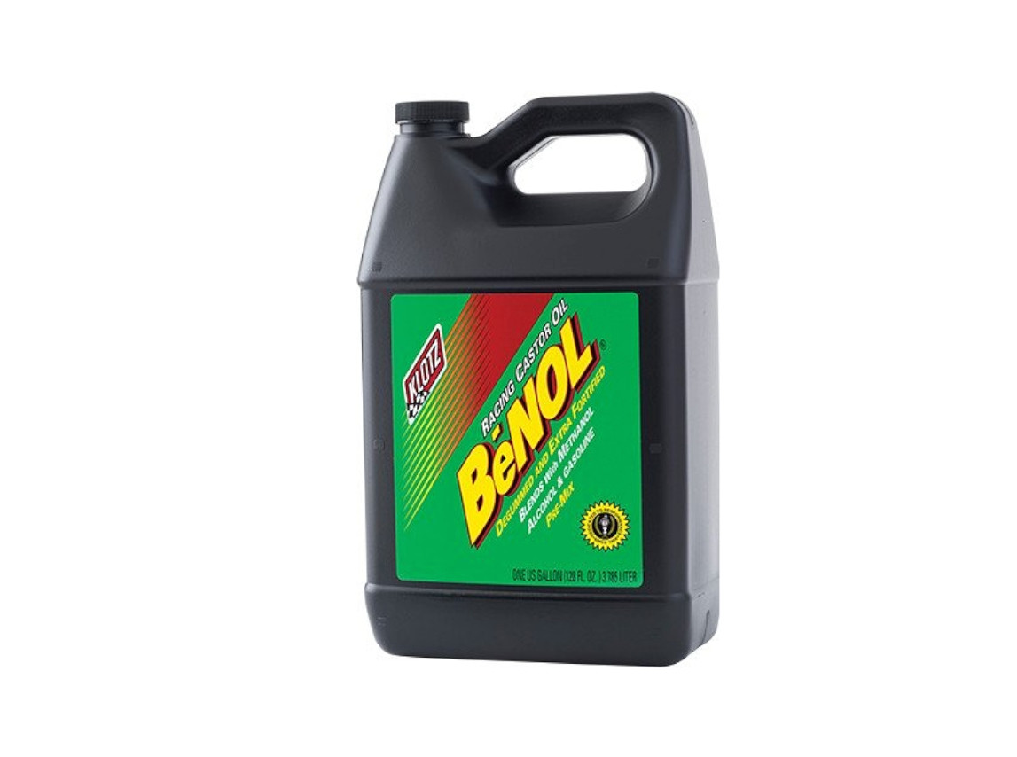 Klotz BeNOL Pre-Mix Castor Oil for 2-Stroke Racing Engines – 1 Gallon BC-1