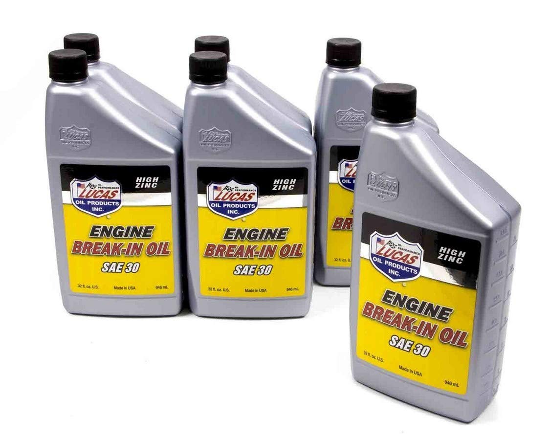 Engine BreakIn Oil SAE 30 32 FL OZ, Pack of 6 for Optimal Performance