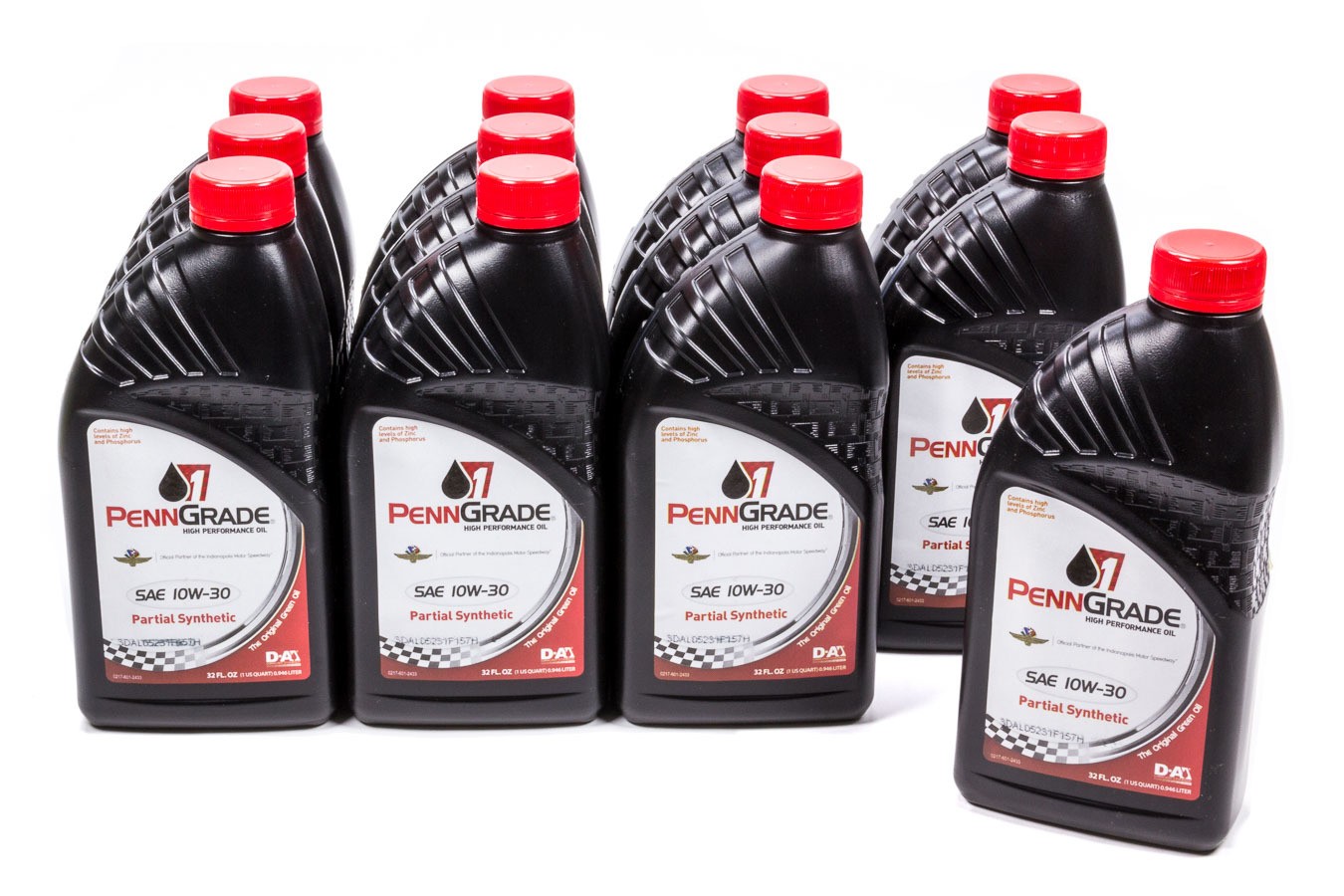 PENNGRADE MOTOR OIL 10w30 Racing Oil Cs/12Qt Partial Synthetic 71506