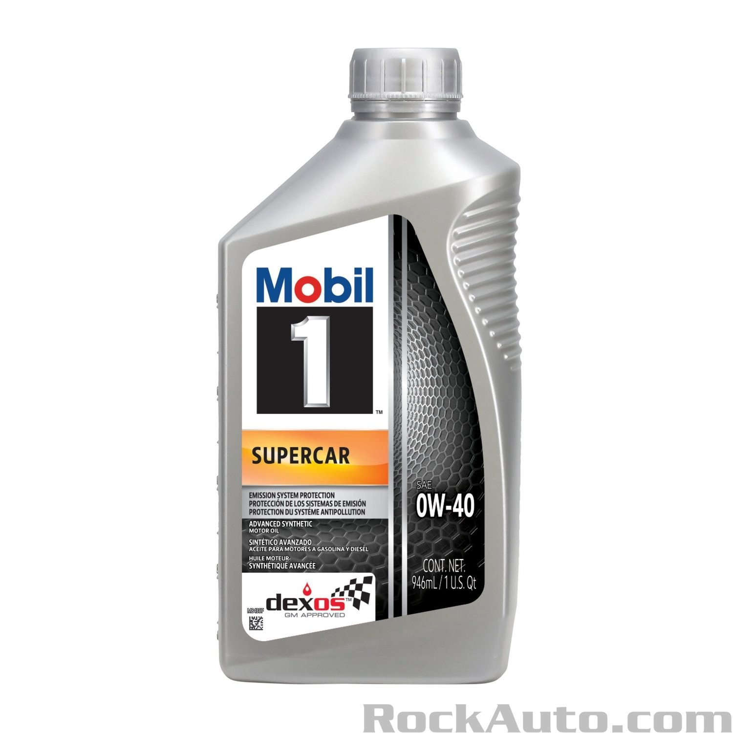 5 PACK-MOBIL 126870 Supercar 0W-40; 1 Quart-SALE