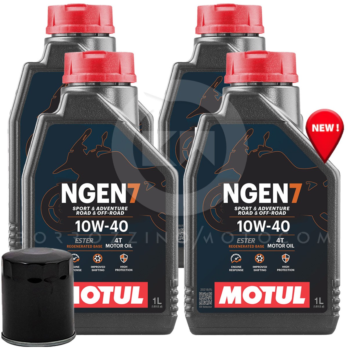 SERVICE KIT 4L MOTUL NGEN 7 10W40 Arctic Cat TRV iA 4×4 500 2004-2006