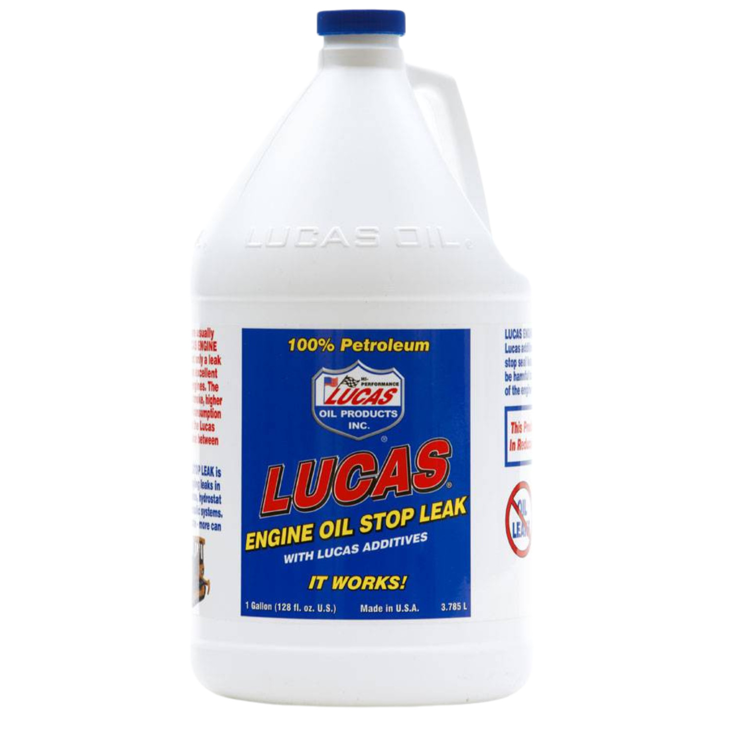 Lucas Oil 10279 Engine Oil Additive Engine Oil Stop Leak 1 Gallon Size (4)